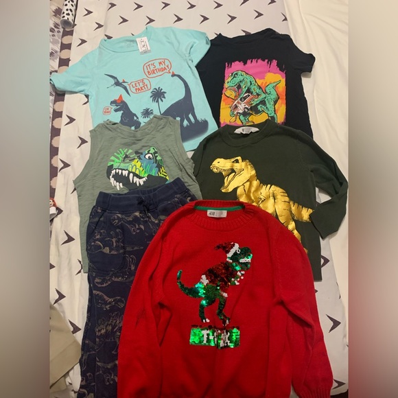 Dinosaur boys lot 6 pieces size 4 - Picture 1 of 9